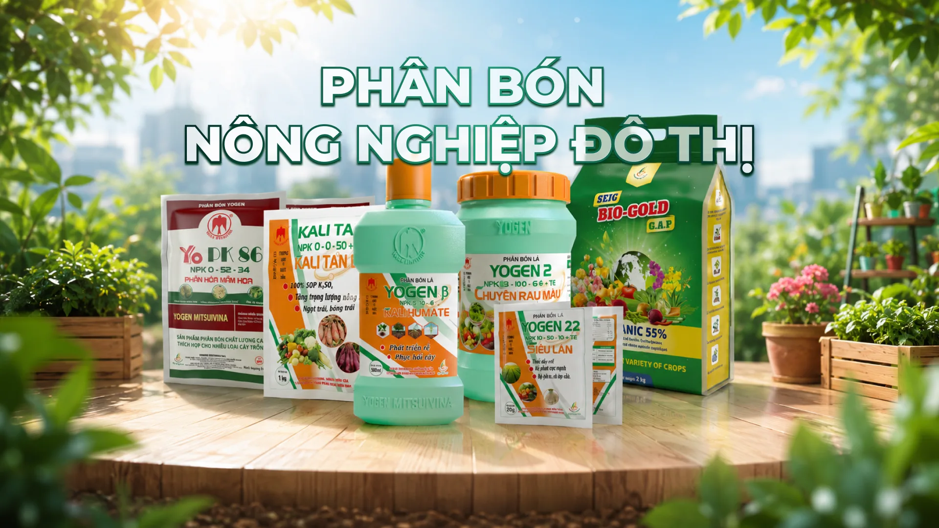 Phân bón nông nghiệp đô thị